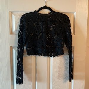 Missguided Lace Crop Top